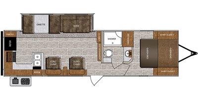 2019 Forest River Wildcat 311RKS floorplan