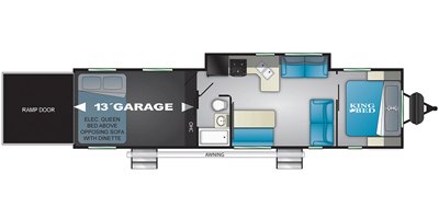 2019 Heartland Torque TQ T333 floorplan