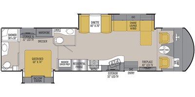 2019 Coachmen Mirada Select 37LS floorplan