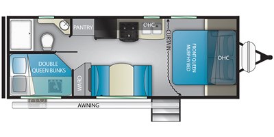 2019 Heartland Mallard M230 floorplan