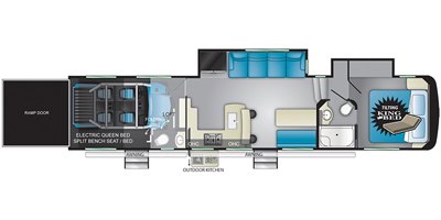 2019 Heartland Cyclone CY 3713 floorplan