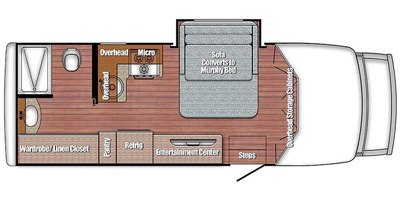 2019 Gulf Stream BT Cruiser 5240 floorplan