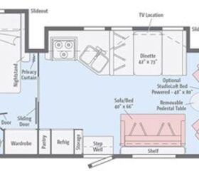 2019 Winnebago Vista 27PE floorplan