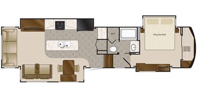 2019 DRV Mobile Suites 38RSSA floorplan