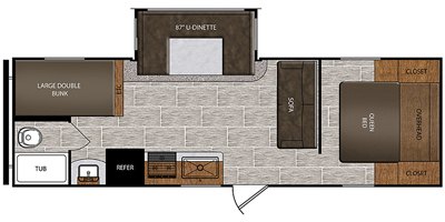 2019 Prime Time Manufacturing Avenger ATI 26BBS floorplan