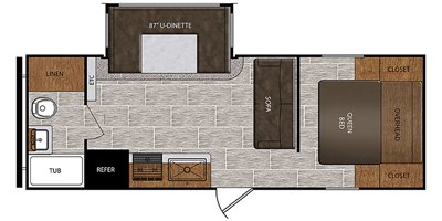 2019 Prime Time Manufacturing Avenger ATI 21RBS floorplan