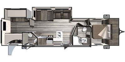 2019 Highland Ridge Silverstar Lite ST3310BH floorplan