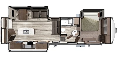 2019 Highland Ridge Silverstar SF313RKS floorplan