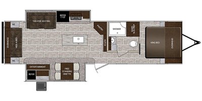 2019 Prime Time Manufacturing Lacrosse Luxury Lite 3299SE floorplan