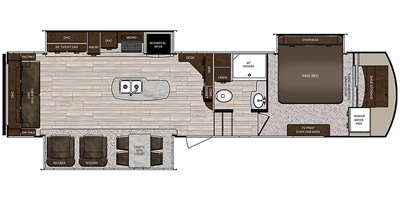 2019 Prime Time Manufacturing Sanibel 3202WB floorplan