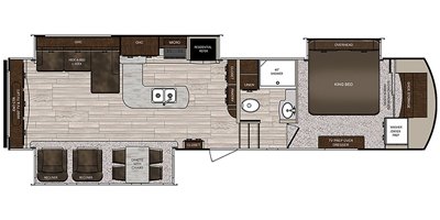 2019 Prime Time Manufacturing Sanibel 3402WB floorplan