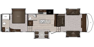 2019 Prime Time Manufacturing Sanibel 3802WB floorplan