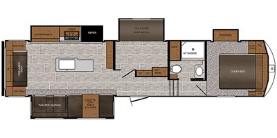 2019 Prime Time Manufacturing Crusader 330MBH floorplan