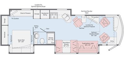 2019 Winnebago Forza 36G floorplan