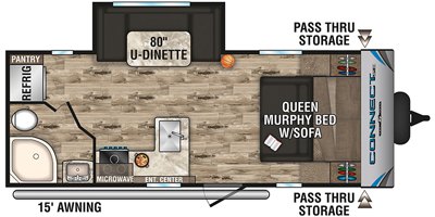 2019 KZ Connect SE C201RBSE floorplan