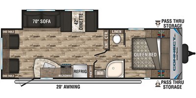 2019 KZ Connect SE C271RLSE floorplan