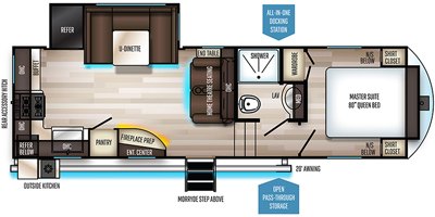 2019 Forest River Sabre SS150 261RK floorplan