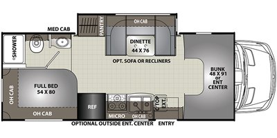 2019 Coachmen Prism 2150CB floorplan