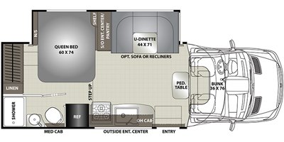 2019 Coachmen Prism Elite 24EF floorplan