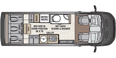 2019 Coachmen Beyond 22C floorplan