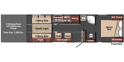 2019 Gulf Stream Conquest GSX G26 floorplan