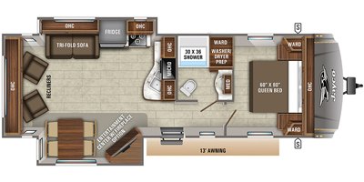 2019 Jayco Eagle HT 270RLDS floorplan