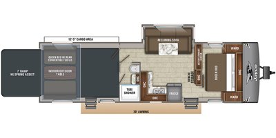 2019 Jayco Octane Super Lite 293 floorplan