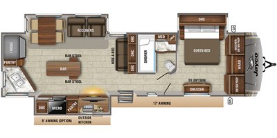 2019 Jayco Eagle 332CBOK floorplan