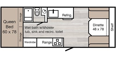 2019 TrailManor 2720 Series QD floorplan