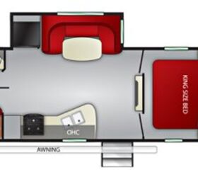 2019 Cruiser RV Radiance Ultra Lite R-25BH floorplan