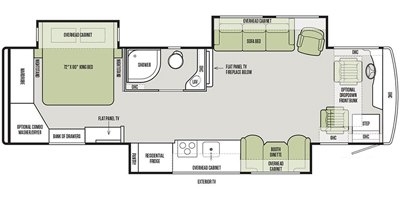 2019 Tiffin Motorhomes Allegro Red 33 AL floorplan