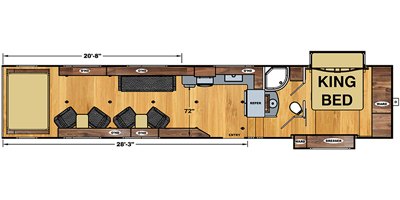 2019 eclipse iconic 5th wheel wide body 4028cl