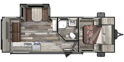 2019 Starcraft Mossy Oak Ultra Lite 242RL floorplan