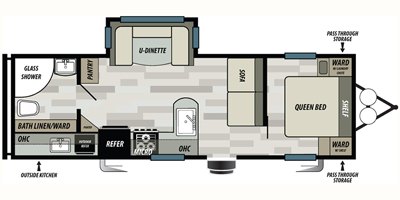 2019 Forest River Sonoma 2402RB floorplan