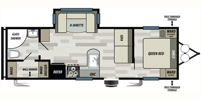 2019 Forest River Sonoma 2404RB floorplan