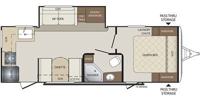 2020 Keystone Bullet (West) 248RKSWE floorplan