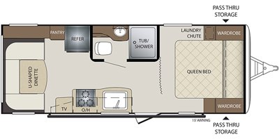 2020 Keystone Bullet (West) 210RUDWE floorplan