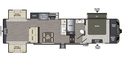 2020 Keystone Laredo 342RD floorplan