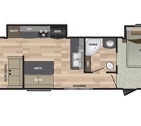 2020 Keystone Residence 401RDEN floorplan