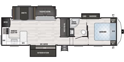 2020 Keystone Springdale (All Regions) 302FWRK floorplan