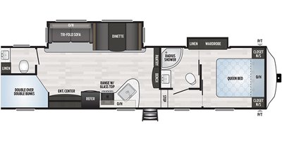 2020 Keystone Springdale (All Regions) 300FWBH floorplan