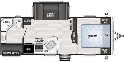 2020 Keystone Springdale (West) 235RBWE floorplan