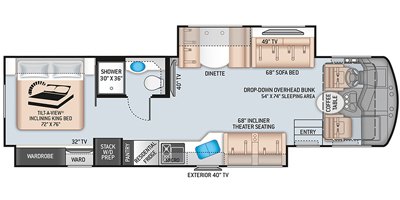 2020 Thor Motor Coach Challenger 35MQ floorplan