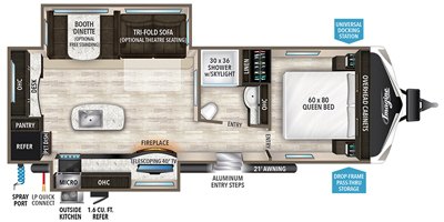 2020 Grand Design Imagine 2670MK floorplan