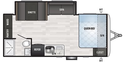 2020 Keystone Springdale Mini 1860SS floorplan