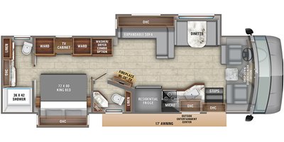 2020 Entegra Coach Emblem 36U floorplan