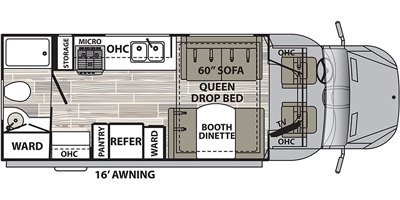 2020 Dynamax Isata 3 Series 24RB floorplan