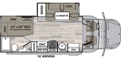 2020 Dynamax Isata 3 Series 24CB floorplan