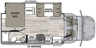 2020 Dynamax Isata 3 Series 24FW floorplan