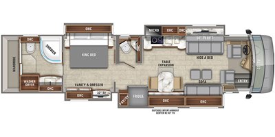 2020 Entegra Coach Anthem 44A floorplan